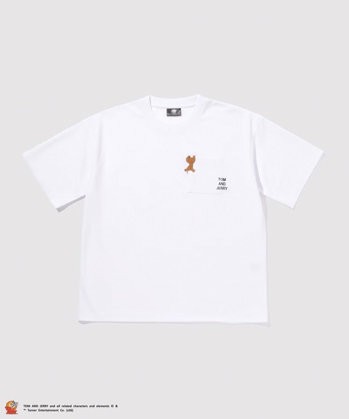 Tom&Jerry(トムアンドジェリー)の「TOM&JERRY/トムアンドジェリー ポケット刺繍 半袖Tシャツ(Tシャツ/カットソー・メンズ・ブラック/ベージュ/ブルー/ホワイト・M/S/XL/L)」の21枚目の写真