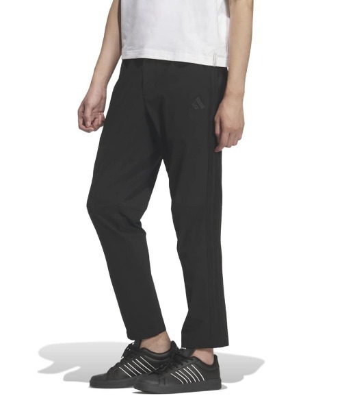 adidas(アディダス)の「アディダス adidas ストレッチ ツイル レギュラーフィット テーパードレッグ 10分丈 オープンヘム パンツ(その他パンツ・メンズ・ネイビー/ブラック・S/M/L/LL/3L)」の2枚目の写真