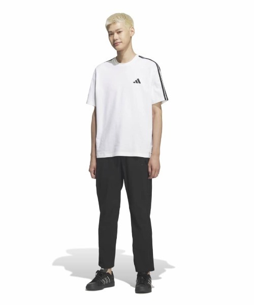adidas(アディダス)の「アディダス adidas ストレッチ ツイル レギュラーフィット テーパードレッグ 10分丈 オープンヘム パンツ(その他パンツ・メンズ・ネイビー/ブラック・S/M/L/LL/3L)」の7枚目の写真