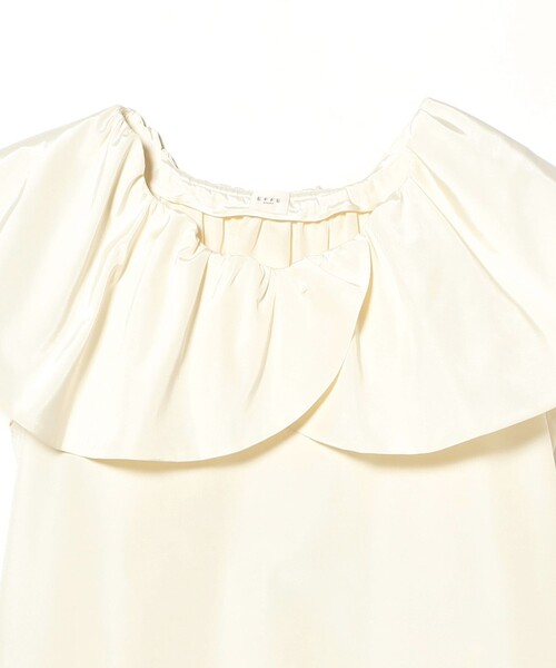 EFFE BEAMS（エッフェビームス）の「フレアカラー ブラウス（シャツ/ブラウス・レディース・オフホワイト/ブラック・ONE SIZE）」の11枚目の写真