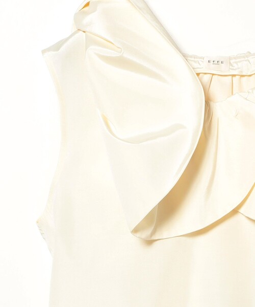 EFFE BEAMS（エッフェビームス）の「フレアカラー ブラウス（シャツ/ブラウス・レディース・オフホワイト/ブラック・ONE SIZE）」の10枚目の写真