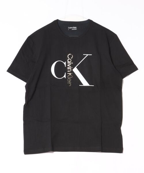 Calvin Klein(カルバン・クライン)の「【CALVIN KLEIN】ロゴTシャツ 半袖 シンプル クルーネック(Tシャツ/カットソー・メンズ・ホワイト/ブラック・SMALL/MEDIUM/LARGE/X-LARGE)」の2枚目の写真
