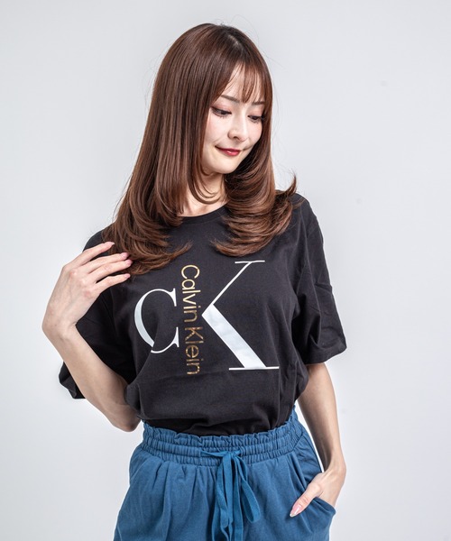 Calvin Klein(カルバン・クライン)の「【CALVIN KLEIN】ロゴTシャツ 半袖 シンプル クルーネック(Tシャツ/カットソー・メンズ・ホワイト/ブラック・SMALL/MEDIUM/LARGE/X-LARGE)」の15枚目の写真