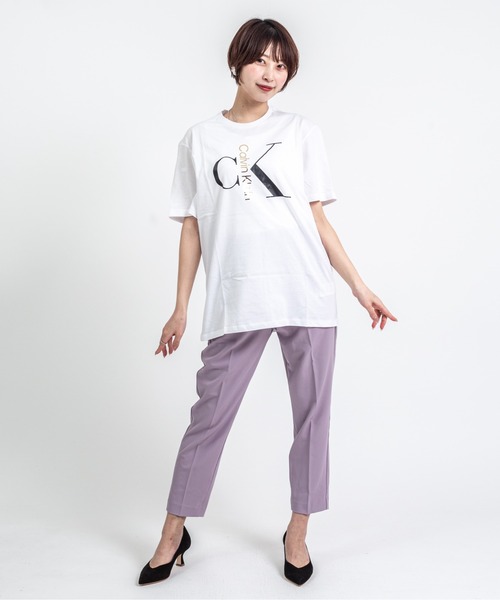 Calvin Klein(カルバン・クライン)の「【CALVIN KLEIN】ロゴTシャツ 半袖 シンプル クルーネック(Tシャツ/カットソー・メンズ・ホワイト/ブラック・SMALL/MEDIUM/LARGE/X-LARGE)」の11枚目の写真