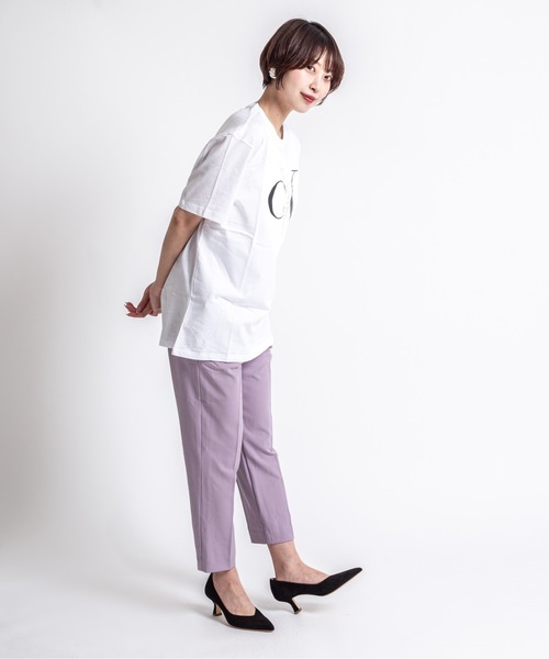 Calvin Klein(カルバン・クライン)の「【CALVIN KLEIN】ロゴTシャツ 半袖 シンプル クルーネック(Tシャツ/カットソー・メンズ・ホワイト/ブラック・SMALL/MEDIUM/LARGE/X-LARGE)」の12枚目の写真