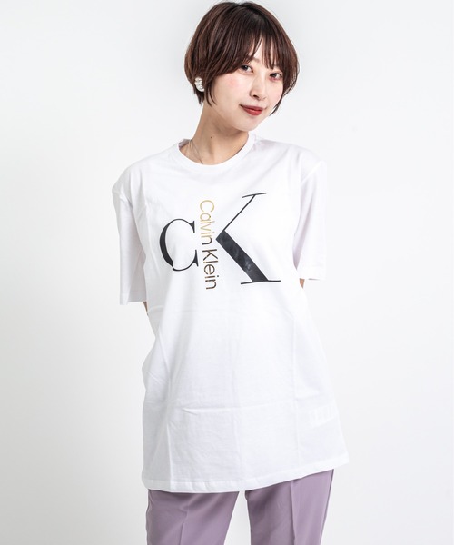Calvin Klein(カルバン・クライン)の「【CALVIN KLEIN】ロゴTシャツ 半袖 シンプル クルーネック(Tシャツ/カットソー・メンズ・ホワイト/ブラック・SMALL/MEDIUM/LARGE/X-LARGE)」の9枚目の写真