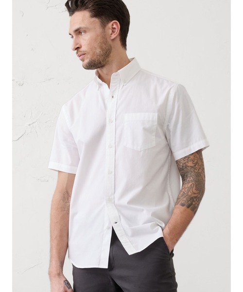 BANANA REPUBLIC FACTORY STORE — слим‑фит софт‑вош коттон‑футболка