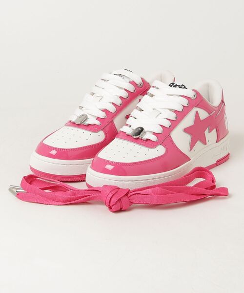A BATHING APE（アベイシングエイプ）の「BAPE STA #1（スニーカー・レディース・ブラック/ピンク・6/5）」の17枚目の写真