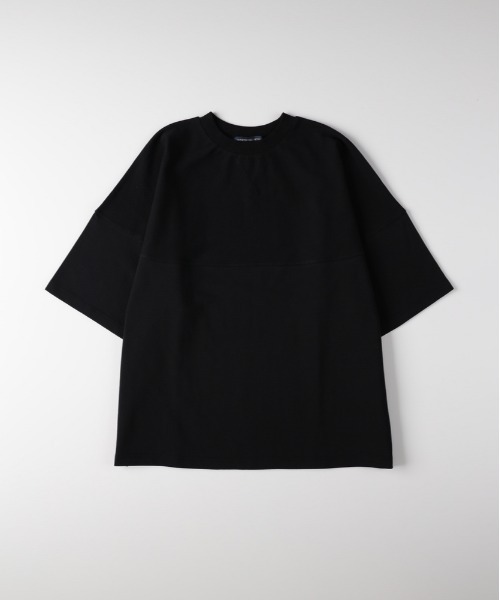 Right-on(ライトオン)の「HONEYSUCKLE ROSE(ハニーサックルローズ)【サマスウェ】切替デザインTシャツ(Tシャツ/カットソー・レディース・ブラック/グレー/オフホワイト・L/M)」の22枚目の写真