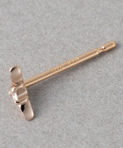 ete（エテ）の「[ムーンリット] K18MPG ダイヤモンド ピアス（ピアス（両耳用）・レディース・ピンクゴールド・FREE）」の6枚目の写真