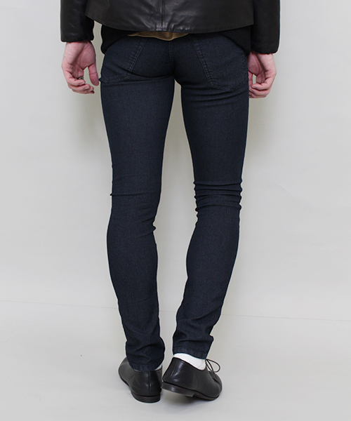 Lui's（ルイス）の「Lui's(ルイス) リジットスリムデニムパンツ（デニムパンツ・メンズ・インディゴブルー・MEDIUM/SMALL/LARGE/X-SMALL）」の3枚目の写真