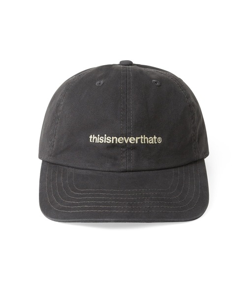 thisisneverthat(ディスイズネバーザット)の「Washed T-Logo Cap(キャップ・メンズ・チャコール/ネイビー/ベージュ・FREE)」の4枚目の写真