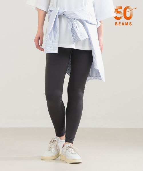 Demi-Luxe BEAMS(デミルクス ビームス)の「AK+1 / ハイライズ レギンス(その他パンツ・レディース・ブラック/グレー・36/38)」の1枚目の写真