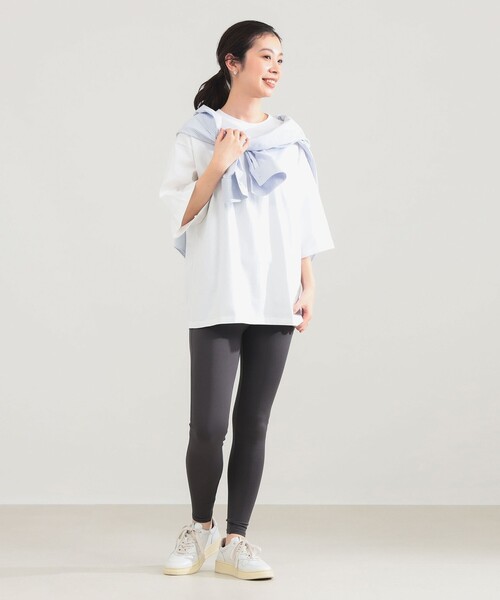 Demi-Luxe BEAMS(デミルクス ビームス)の「AK+1 / ハイライズ レギンス(その他パンツ・レディース・ブラック/グレー・36/38)」の17枚目の写真