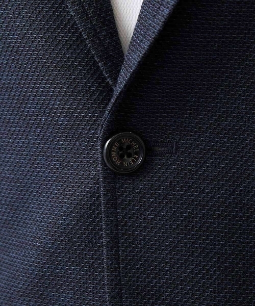 MICHEL KLEIN HOMME (ミッシェルクランオム)の「ジャージカットジャケット(テーラードジャケット・メンズ・ネイビー/グレー・MEDIUM/LARGE/X-LARGE)」の6枚目の写真