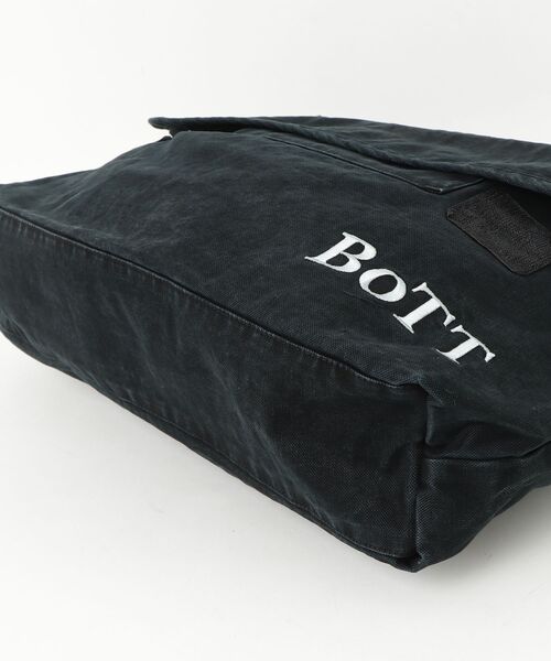 BOTT（ボット）の「BOTT / ボット：Washed Shoulder Bag：BOTT-25AW-76[WAX]（ショルダーバッグ・メンズ・ブラック・FREE）」の4枚目の写真
