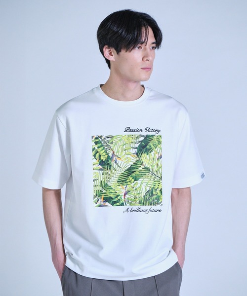 UNION STATION（ユニオンステーション）の「【HIBIYA-KADAN】コラボグラフィックTシャツ（Tシャツ/カットソー・メンズ・ブラック/ブラック系その他/ホワイト/ホワイト系その他・L/LL/M）」の2枚目の写真