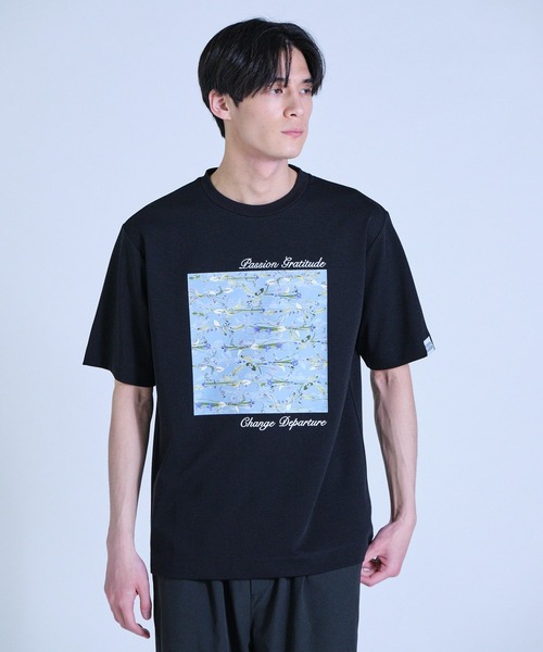 UNION STATION（ユニオンステーション）の「【HIBIYA-KADAN】コラボグラフィックTシャツ（Tシャツ/カットソー・メンズ・ブラック/ブラック系その他/ホワイト/ホワイト系その他・L/LL/M）」の3枚目の写真