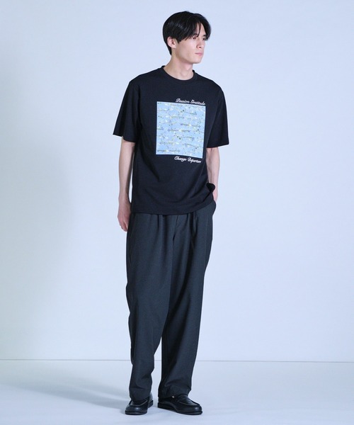 UNION STATION（ユニオンステーション）の「【HIBIYA-KADAN】コラボグラフィックTシャツ（Tシャツ/カットソー・メンズ・ブラック/ブラック系その他/ホワイト/ホワイト系その他・L/LL/M）」の20枚目の写真