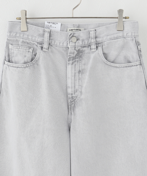 Carhartt WIP(カーハートダブリューアイピー)の「CARHARTT WIP / カーハート ダブリューアイピー W' BRANDON PANT(デニムパンツ・レディース・ホワイト/パープル・X-SMALL)」の4枚目の写真