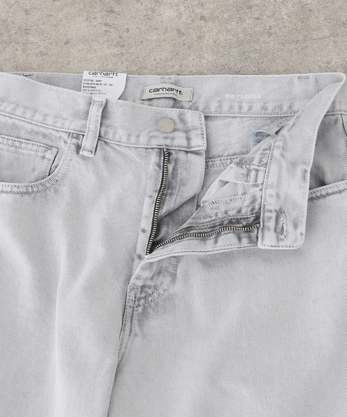 Carhartt WIP(カーハートダブリューアイピー)の「CARHARTT WIP / カーハート ダブリューアイピー W' BRANDON PANT(デニムパンツ・レディース・ホワイト/パープル・X-SMALL)」の9枚目の写真