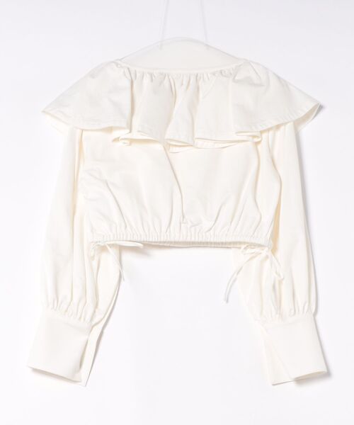 CLANE/クラネ/FRILL COLLAR SHORT BLOUSE（シャツ/ブラウス）｜CLANE
