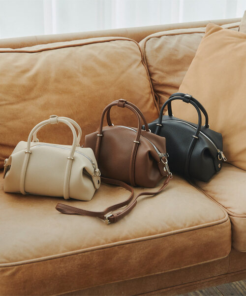 KOBE LETTUCE（コウベレタス）の「デザインベルトショルダーバッグ（ショルダーバッグ・レディース・ブラウン/アイボリー/ブラック・F）」の3枚目の写真