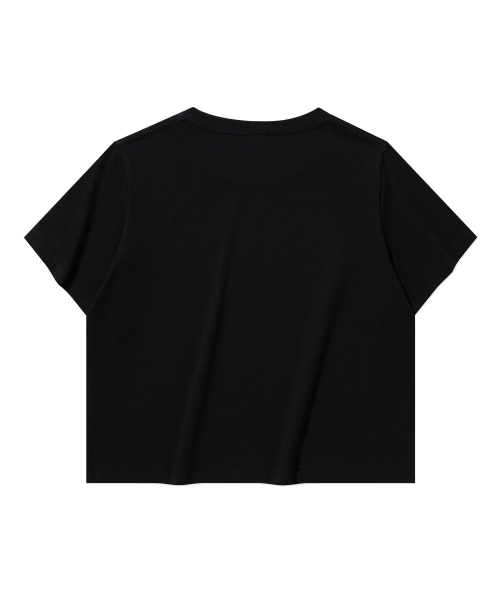 COVERNAT(カバーナット)の「(W) CロゴクロップTシャツ ブラック(Tシャツ/カットソー・レディース・その他・WS/WM)」の3枚目の写真