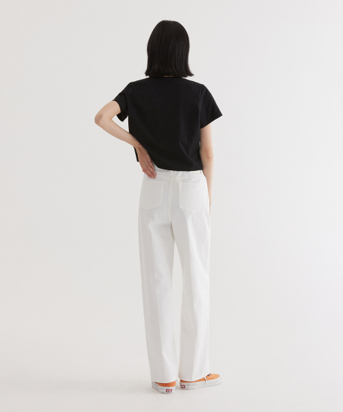 COVERNAT(カバーナット)の「(W) CロゴクロップTシャツ ブラック(Tシャツ/カットソー・レディース・その他・WS/WM)」の6枚目の写真