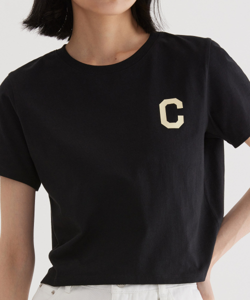 COVERNAT(カバーナット)の「(W) CロゴクロップTシャツ ブラック(Tシャツ/カットソー・レディース・その他・WS/WM)」の7枚目の写真