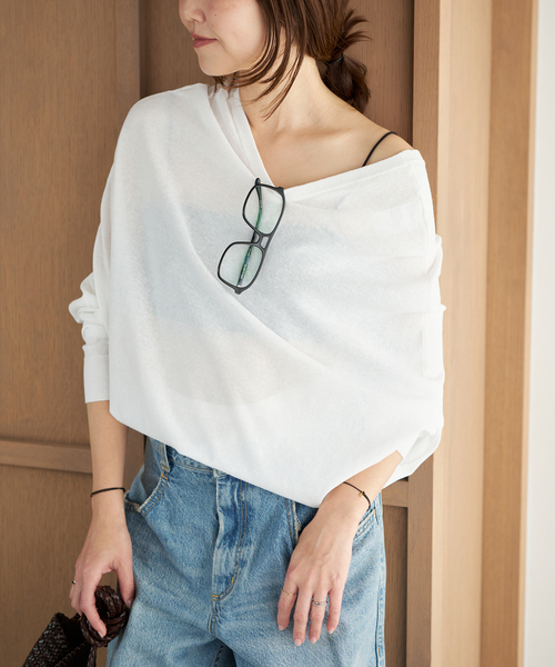 plage（プラージュ）の「multi way カーディガン（カーディガン/ボレロ・レディース・グリーン/ホワイト/ブラック・FREE）」の2枚目の写真