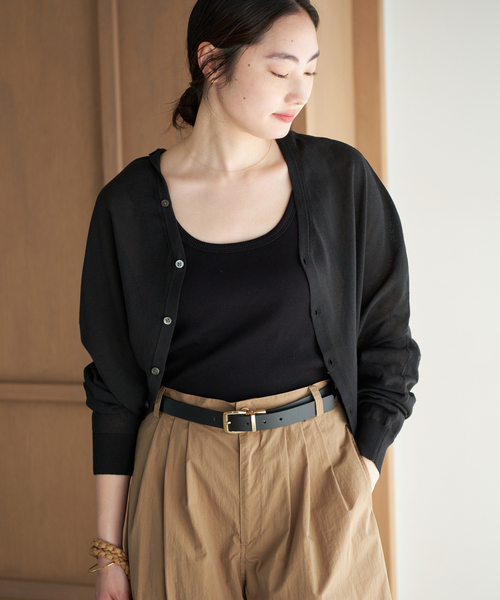 plage（プラージュ）の「multi way カーディガン（カーディガン/ボレロ・レディース・グリーン/ホワイト/ブラック・FREE）」の14枚目の写真