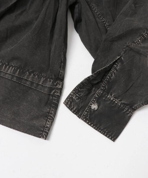 GANNI(ガニー)の「GANNI GARMENT DYED FRILL BLOUSE(シャツ/ブラウス・レディース・ブラック・36)」の3枚目の写真