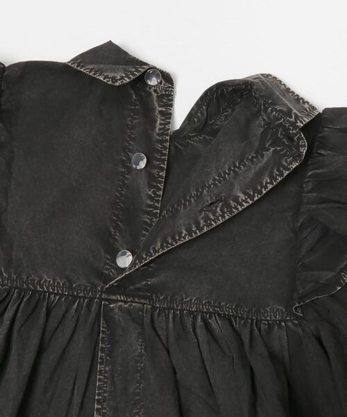 GANNI(ガニー)の「GANNI GARMENT DYED FRILL BLOUSE(シャツ/ブラウス・レディース・ブラック・36)」の5枚目の写真