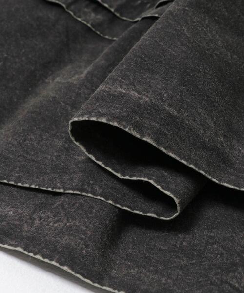GANNI(ガニー)の「GANNI GARMENT DYED FRILL BLOUSE(シャツ/ブラウス・レディース・ブラック・36)」の6枚目の写真