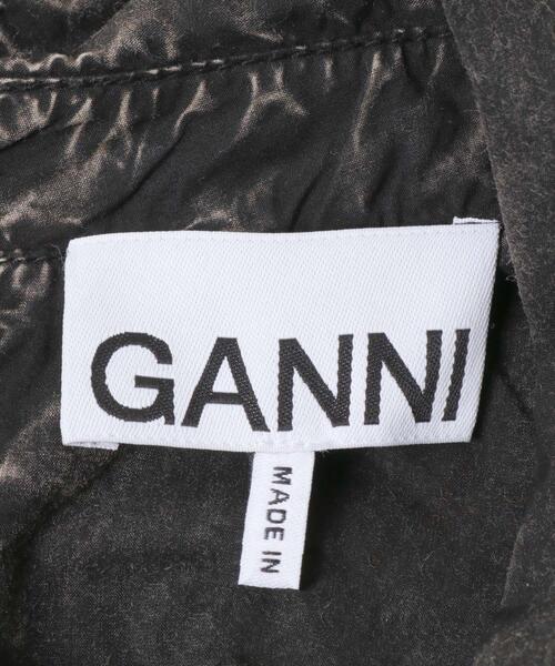 GANNI(ガニー)の「GANNI GARMENT DYED FRILL BLOUSE(シャツ/ブラウス・レディース・ブラック・36)」の7枚目の写真