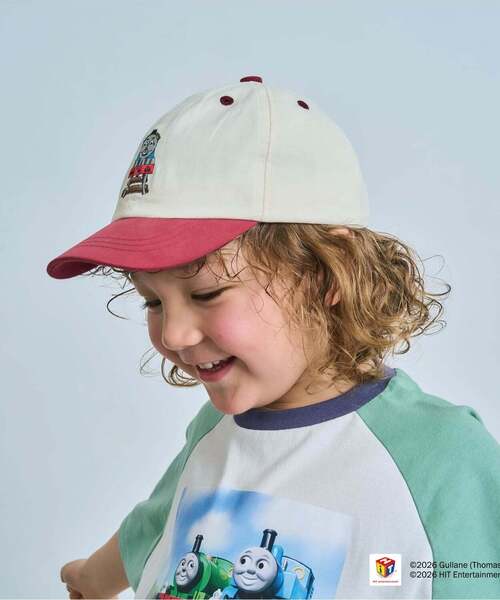 b・ROOM（ビールーム）の「【きかんしゃトーマス】刺しゅうキャップ（キャップ・キッズ・モスグリーン/レッド/ブルー・52cm/54cm）」の13枚目の写真