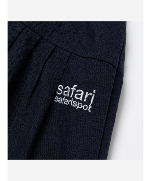 SAFARISPOT(サファリスポット)の「ベーシックサファリラッフルマキシスカート(ネイビー)(スカート・レディース・その他・1)」の4枚目の写真