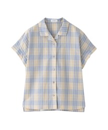 MACKINTOSH PHILOSOPHY | サッカーチェックオープンカラーシャツ(シャツ/ブラウス)