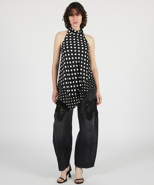 PRANK PROJECT(プランクプロジェクト)の「【2026Summer Pre-Order】スカーフトップス / Scarf Top(その他トップス・レディース・ホワイト/ブラック/マルチ・FREE)」の4枚目の写真