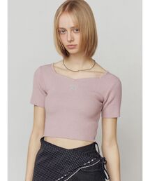 EMODA | ビジューロゴニット(ニット/セーター)