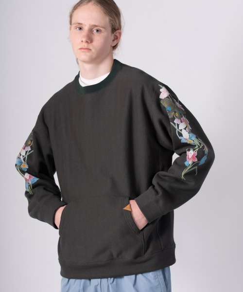 rehacer(レアセル)の「rehacer : Botanical Line Crew Neck CS / ボタニカルラインクルーネックカットソー(Tシャツ/カットソー・メンズ・ワイン/ネイビー/スミクロ・LARGE/X-LARGE/MEDIUM/SMALL)」の2枚目の写真