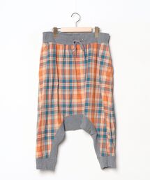 ご購入者様決定 昭和レトロ ハイウエストチェック柄パンツ 半端丈 古着 ヴィンテージ小柄さんOK KOBE LETTUCE（神戸レタス） ショートパンツ レディース 秋 チェック柄