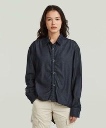 G-STAR | Tucked in Relaxed Shirt/タックインデザインリラックスプリーツシャツ(シャツ/ブラウス)
