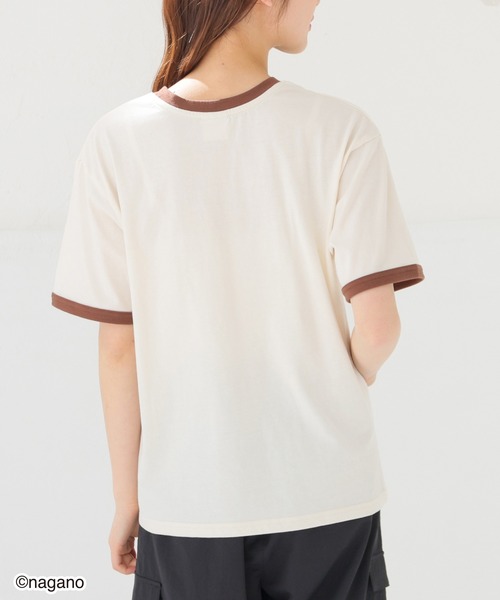 Honeys(ハニーズ)の「ちいかわ/Tシャツ(Tシャツ/カットソー・キッズ・スミクロ/ピンク/アイボリー/サックスブルー・150cm/L/M/S)」の20枚目の写真