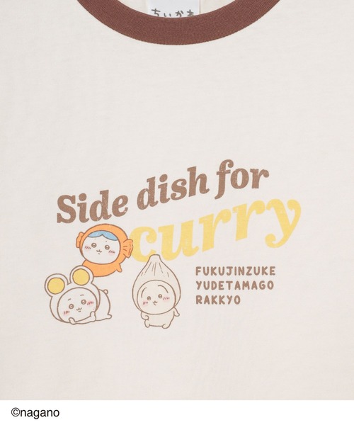 Honeys(ハニーズ)の「ちいかわ/Tシャツ(Tシャツ/カットソー・キッズ・スミクロ/ピンク/アイボリー/サックスブルー・150cm/L/M/S)」の5枚目の写真