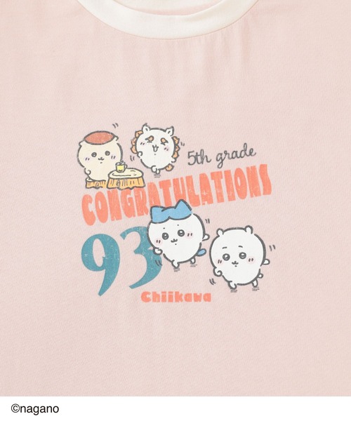 Honeys(ハニーズ)の「ちいかわ/Tシャツ(Tシャツ/カットソー・キッズ・スミクロ/ピンク/アイボリー/サックスブルー・150cm/L/M/S)」の13枚目の写真