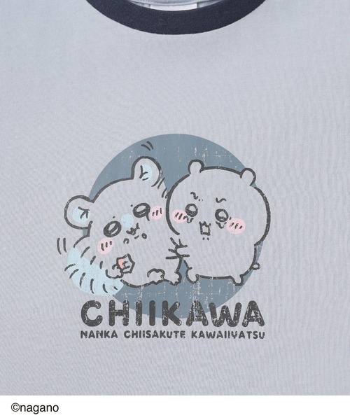 Honeys(ハニーズ)の「ちいかわ/Tシャツ(Tシャツ/カットソー・キッズ・スミクロ/ピンク/アイボリー/サックスブルー・150cm/L/M/S)」の17枚目の写真