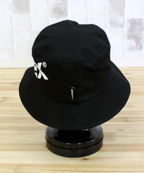 AVIREX(アヴィレックス)の「AX DIAGONAL LOGO BUCKET HAT(ハット・メンズ・ブラック・FREE)」の6枚目の写真