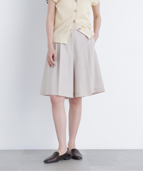 N.(N. Natural Beauty Basic)(エヌエヌナチュラルビューティーベーシック)の「リネンライク SETUP パンツ(その他パンツ・レディース・キャメル/ベージュ/チャコールグレー・フリ-)」の2枚目の写真